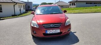 Kia Ceed 1.6 92kw 2009, červená metalíza
