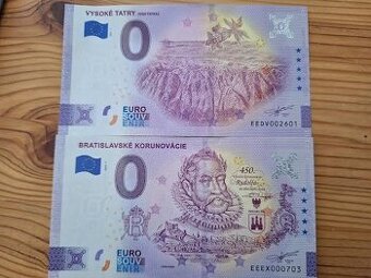 0 eurova bankovka 0 euro Slovensko Vysoke Tatry,Rudolf