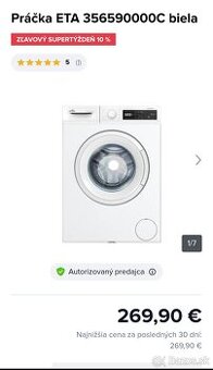 Predám práčku ETA