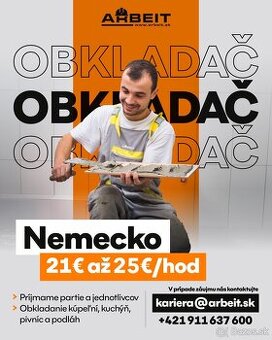 Hľadáme OBKLADAČOV / NEMECKO