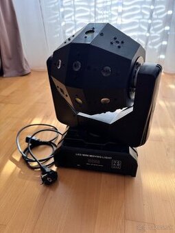 Rotujúce laserové stage svetlo RGBW 💡🎶