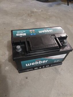 Autobatéria Webber 12 V/74 Ah