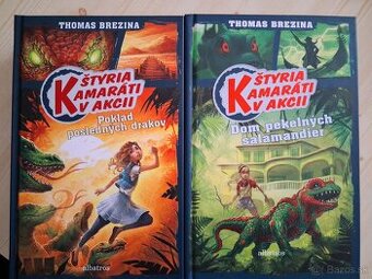 Predám knihy - Štyria kamaráti v akcii (Thomas Brezina)