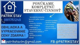 Hľadám si prácu v stavebníctve na Liptove.