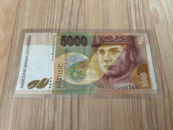 Slovenska Bankovka 5000 SK