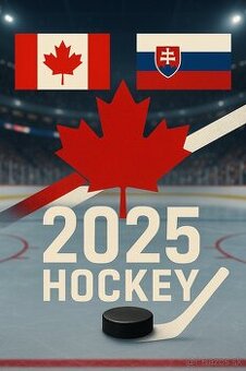 4 Lístky na hokej MS 2025 SK - Canada, SK - Lotyšsko
