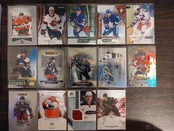 Predám hokejove kartičky NHL Jersey, Black Diamond, Fleer