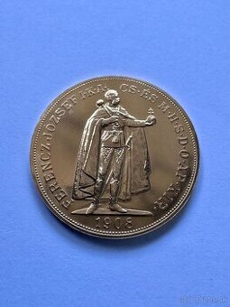 Krásna 100 koruna 1908 Au - 1