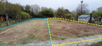 400m2 dve parcely priamo v Nitre