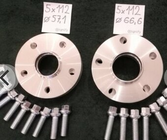 Rozsirovacie podlozky duralove 5X112 aj 5X120 aj iné