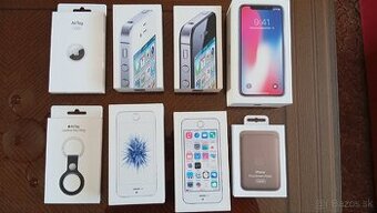 Krabicky z iPhone telefonov (prazdne)