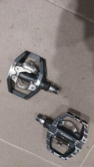 SPD pedale Shimano EH500 kombinovane