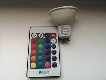 RGB ziarovka s diaľkovým ovládaním