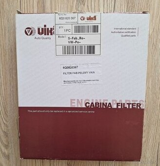 Peľový filter uhlíkový VIKA.