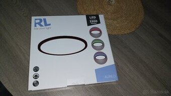 Stropné LED svietidlo Aureo, 18W, 2200lm, 3000-6500K,mat.čie