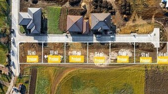 PNORF–posledná III. etapa predaja 7 st. pozemkov, 150,-€/m2