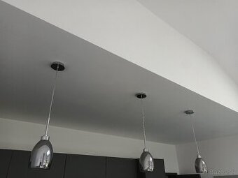 Predam 3 kusy moderne lampy farba grafit