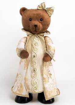 Medvedik Rekvizita na Vianoce 55 cm Ornamenta sk