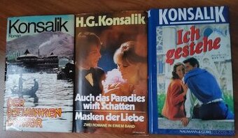 KNIHY V NEMČINE od Heinz Günther Konsalika IV. (2 eur)