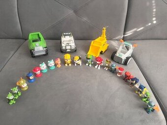 Labkova patrola 4 auta +20 figurok