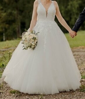 Princeznovské svadobné šaty