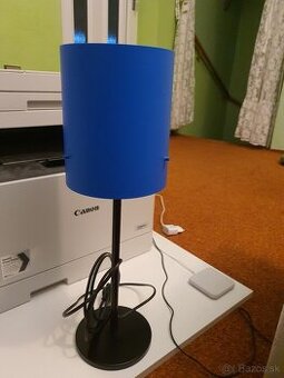 Štýlová modrá lampa
