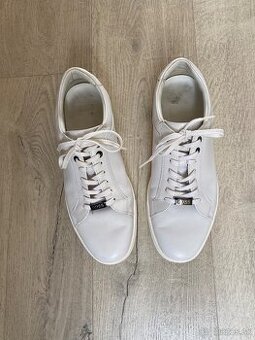 Predám biele kožené tenisky Hugo Boss