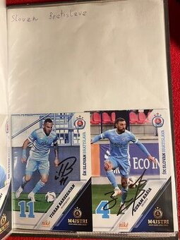 Predám podpísané karty od týchto hráčov