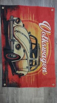 VW Beetle - chrobák vlajka