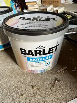 Biela farba - barlet akrylát 10 kg neotvorena exteriér