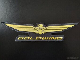 Motorkárska nášivka veľka GOLDWING na chrbát