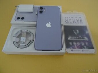 iPhone 11 64GB PURPLE - ZÁRUKA 1 ROK - 100% BATERIA