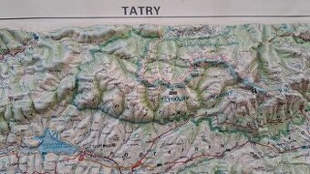 3D mapa Tatry