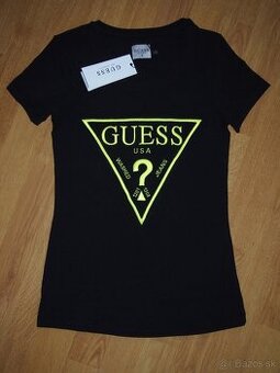 Guess dámske čierne tričko S
