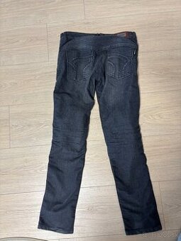Pánske moto jeansy W-TEC Oliver - čierna