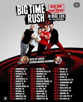Lístky na Big Time Rush- Praha(predaj možný do 30.10.) - 1