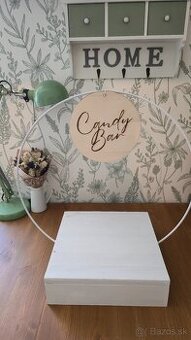 Podstavec na candy bar - handmade- svadobna vyzdoba