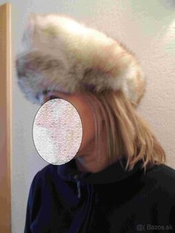 Dámska kožušinová čiapka - polárna líška