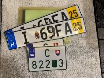 PREVOZNÉ ZNAČKY EÚ 2025 EÚ + SK ‘
