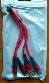 nabijaci kablik usb -  pre iPhone, typ-C, micro usb