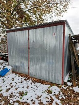 Na predaj plechová garáž