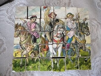 Kocky drevené retro