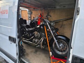 Prevoz motocyklov, nábytku, záhradnej techniky, dodávkou
