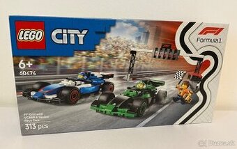 LEGO® City 60474 F1® Grid s pretekárskymi autami VCARB a Sau