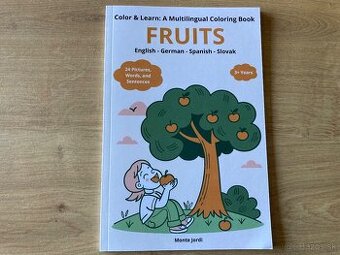 Angličtina nemčina španielčina pre deti omaľovánka ovocie