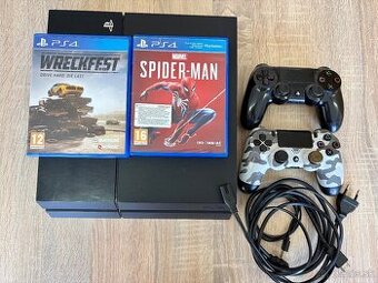 Predám PlayStation 4 (PS4) – Kompletný set s hrami