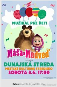 Muzikál pre deti Máša a Medveď