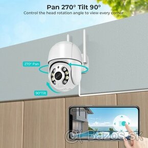 Vonkajšia AL wifi kamera s automatickým sledovaním
