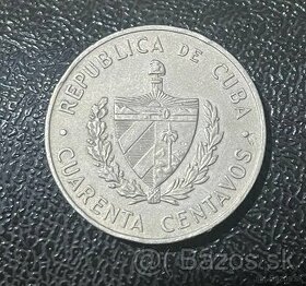 40 centavos 1962 KUBA