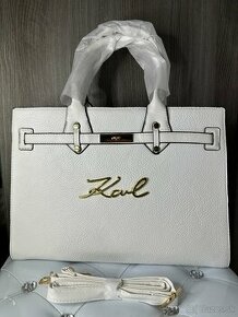 Karl Lagerfeld kabelka biela